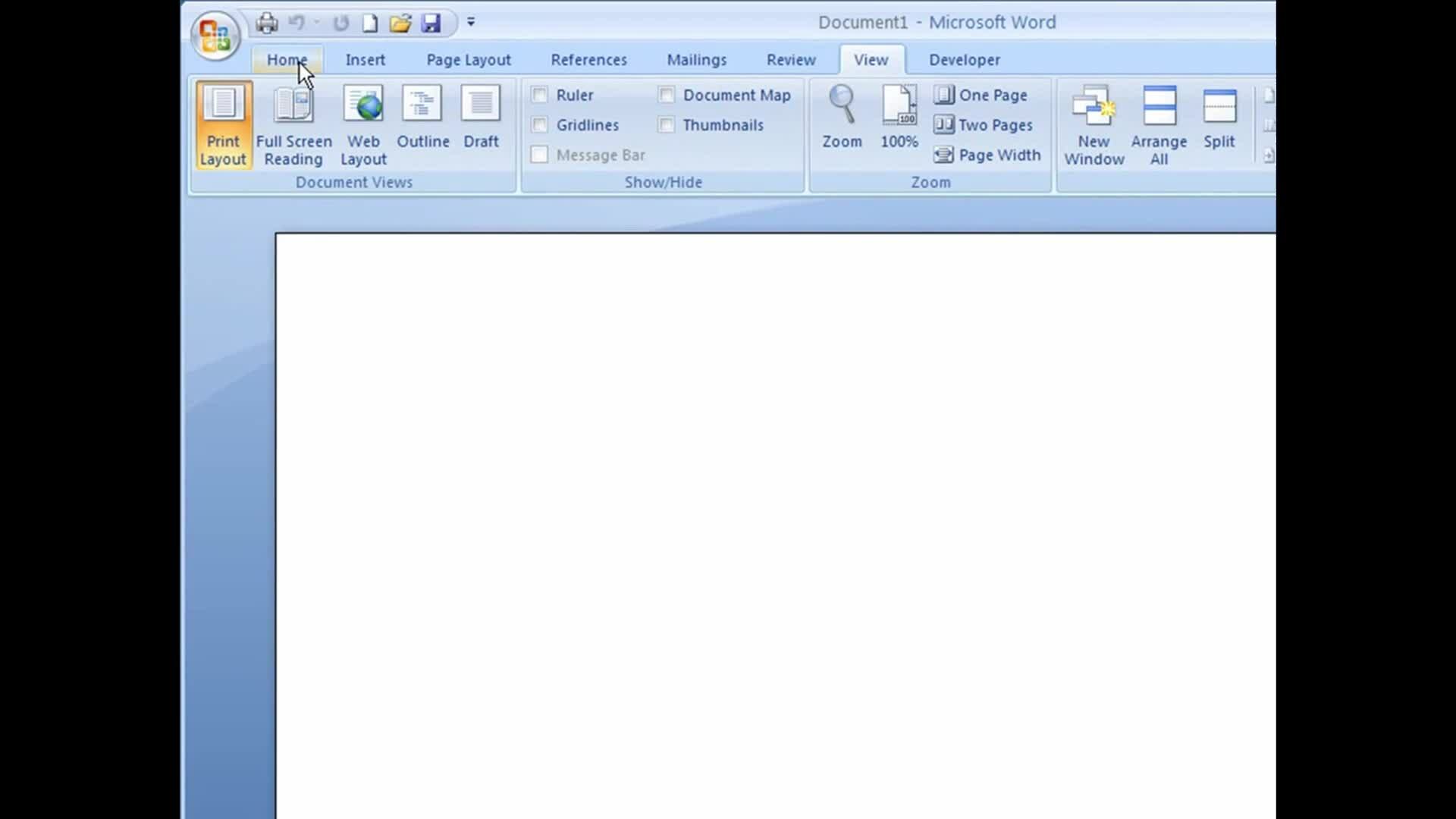 Word 2007 The Ribbon, Toolbars And Menus Science